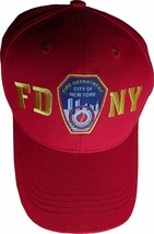 FDNY Men&#39;s Baseball Hat Officially Licensed Caps Fire Dept New York City - £12.67 GBP+
