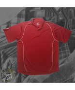 Challenger Teamwear Mens Red Evr-Dri Short Sleeve Collared Polo Shirt Size XL - $15.00