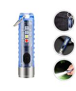 Mini Flashlight Keychain Waterproof Led Torch With Side Light For Hiking... - £19.12 GBP+