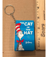 Cat in the Hat Small Key Ring Book 2 3/4&quot; *NEW* hh1 - $13.60 CAD