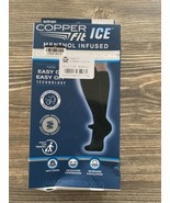 Copper Fit Ice Compression Socks Menthol Infused Black S/M. New In Box - $245.46 MXN