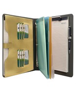 Binder Padfolio Organizer with Color File Folders, Organizer Portfolio File - $39.99