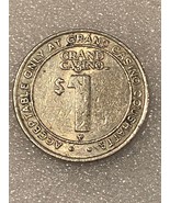 1994 Grand Casino Coushatta $1 Slot Gaming Token Kinder Louisiana *Pre-O... - $0.99