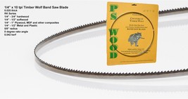 Timber Wolf Bandsaw Blade 1/4&quot; X 105&quot;, 10 Tpi. - $39.94