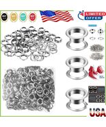 Durable 1/4 Inch Nickel Finish Grommet Eyelets - Perfect for Fabric and ... - $262.96 MXN
