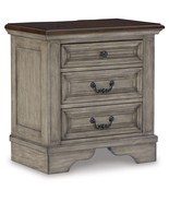 Lodenbay - Antique Gray - Three Drawer Night Stand - $449.97 CAD