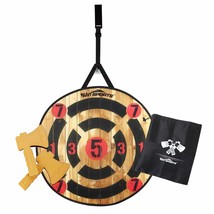 Toy Foam Axe Throwing Game - Indoor Outdoor Target Game,Includes Two Foam Axes,  - £40.64 GBP