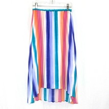 art class Girls XL 14/16 Lined Pleated Multi Colored Skirt High Low Hemline - £13.44 GBP