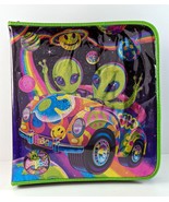 Lisa Frank Vintage Zoomer Zorbit Aliens VW Beetle Peace Prismatic 3 Ring... - £334.86 GBP
