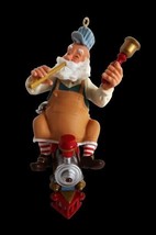 Vtg Hallmark Keepsake in Box 2000 Ornament Toymaker Santa Train Christmas Bell - £9.59 GBP