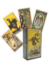 Shinning Holographic Tarot Deck Card for Beginners with Guide Book d Games Frien - £88.40 GBP