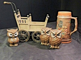 Replica Baby Carriage Owls and Stein AA21-1079 Vintage    - £39.46 GBP