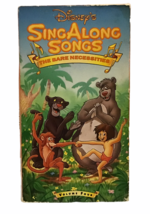 Disneys Sing Along Songs The Jungle Book The Bare Necessities VHS Volume 4 - £6.35 GBP