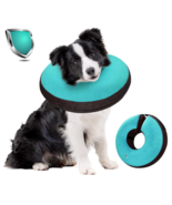 Bilibara Inflatable Dog Collar Size Large Teal Color Recovery Surgery Co... - £12.21 GBP