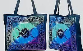 15.7&quot; X 17.7&quot; Triple Moon Tote Bag - $24.49