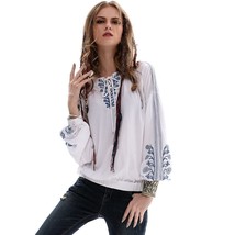  women 2018 beach fashion hippie boho blouse shirt chic bohemian clothing tunics female thumb200