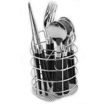 Gibson Sensations II 16 Piece Stainless Steel Flatware Set with Black Ha... - $863.05 MXN