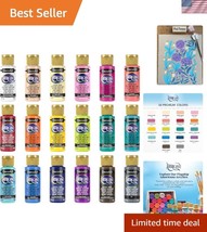 Versatile Americana Acrylics Paint, 18 Rich Colors, Perfect for All Surf... - $39.00