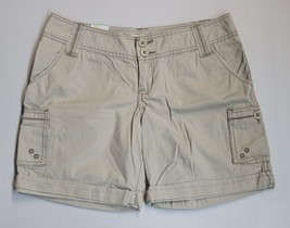 NWT Mossimo Supply Co. Cargo Shorts Low-Rise Beige Cuffed ▪ Juniors 7 - £11.80 GBP