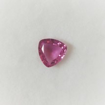 Natural Rubellite Trillion Step Cut 4.5x4.5mm Rose Pink Color VVS Clarity Loose  - £49.98 GBP