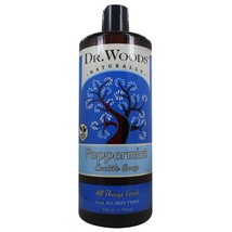 Dr. Woods Liquid Castile Soap Peppermint, 32 Ounces - £18.59 GBP