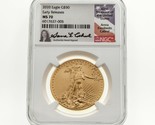2020 G $50 1 Oz. Oro American Eagle Selezionato By NGC Come MS70 Er Cabr... - $8,390.49