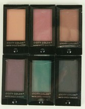 City Color Matte Single Eyeshadow - Cruelty Free - Black Shade - *6 SHADES* - £1.59 GBP