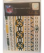 NFL Green Bay Packers Metallic Jewelry Tattoos by Lulu DK - Great For Ga... - £6.20 GBP