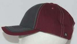 Richardson Contrast Stitching Maroon Charcoal Style 275 Baseball Hat Adjustable image 2