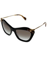 MIU MIU Sunglasses Women Black MU03PS 1ABOA7 Cateye - $261.52