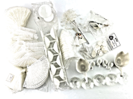Vintage Wedding Party Supply Decor Lot Mini Fan Swan Floral Champagne Cu... - $327.76 MXN