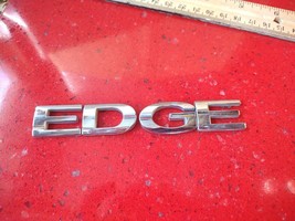 07 - 2010 FORD EDGE Rear Trunk EMBLEM Nameplate BADGE  SIGN LOGO OEM USED - $9.89