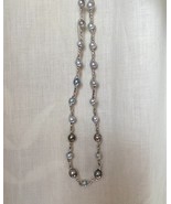 £800 Moonlit Waves’ Madama Grey Akoya &amp; Tahitian Baroque Pearl Necklace/... - $216.00