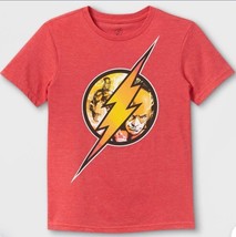 The Flash Boy Youth S 5-6  Red Short Sleeve Graphic T Shirt (P) - £6.35 GBP