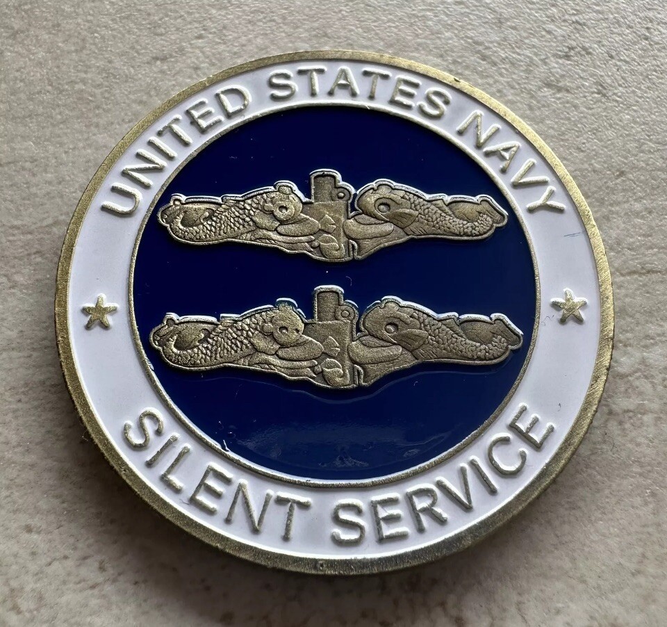 U.S. NAVY Attack USS Virginia Submarine Challenge Coin USN Silent Service NEW! Item image 2