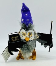 Annalee Wizard Owl 2007 Halloween Magic Spells 201607 With Tags 5 inch - £17.55 GBP