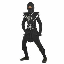 Black Ops Ninja Boys Medium 8-10 Costume with Star - £38.86 GBP