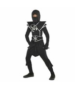 Black Ops Ninja Boys Medium 8-10 Costume with Star - £38.72 GBP