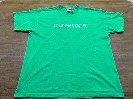 VTG University of North Dakota Men’s Green T-Shirt - UND - XL - Extra Large - £10.96 GBP
