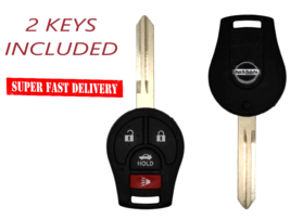 2 New Remote Key For Nissan Xterra 2005-2015 4B CWTWB1U751 (46) Chip A+++ - £22.05 GBP
