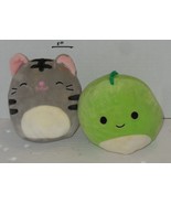 Lot of 2 5&quot; Squishmallows Tabby The Cat and Danny the Dinosaur - £11.30 GBP