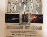 2002 Star Trek II Wrath Of Khan Print Ad William Shatner Ricardo Montalb... - $5.93