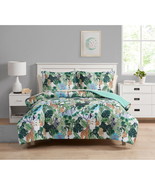 7 Piece Green Jungle Polyester Bedding Set for Kids, Unisex, Full - $53.19