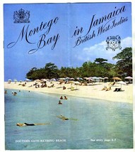 Montego Bay in Jamaica British West Indies Brochure 1950&#39;s - £21.68 GBP
