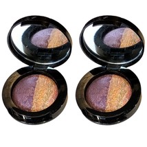2X Ready To Wear Beautifully Baked Eyeshadow Just Amethyst / Sand Storm ... - $11.56