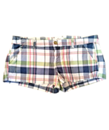 Hollister Women&#39;s Cottom Plaid Low Waist Hipster Bootie Shorts Size 9 Su... - $17.95