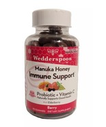 Wedderspoon Manuka Honey Probiotic Immune Support Berry 90 Gummies Best ... - £15.63 GBP