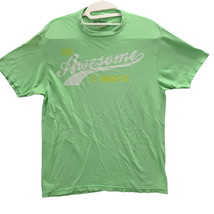 Urban Pipeline Mens T-Shirt Green Size Medium Cotton Blend So Awesome Pullover - $13.30