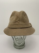 Country Gentleman Vintage Corduroy Bucket Fedora Hat Mens 7 1/4 The Travler USA - £18.58 GBP