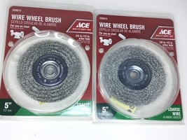  (2) Pk ACE Wire Wheel Brushes COURSE WIRE 5&quot;  #2099679 - $295.85 MXN